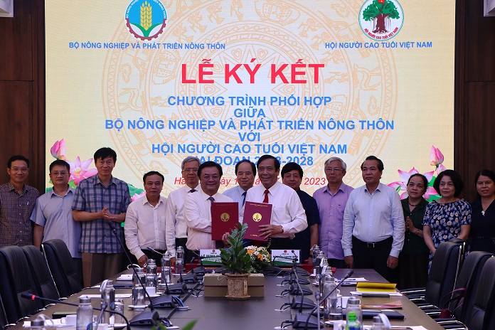 Hội Người cao tuổi Việt Nam ký kết Chương trình phối hợp với Bộ Nông nghiệp và Phát triển nông thôn giai đoạn 2023 – 2028